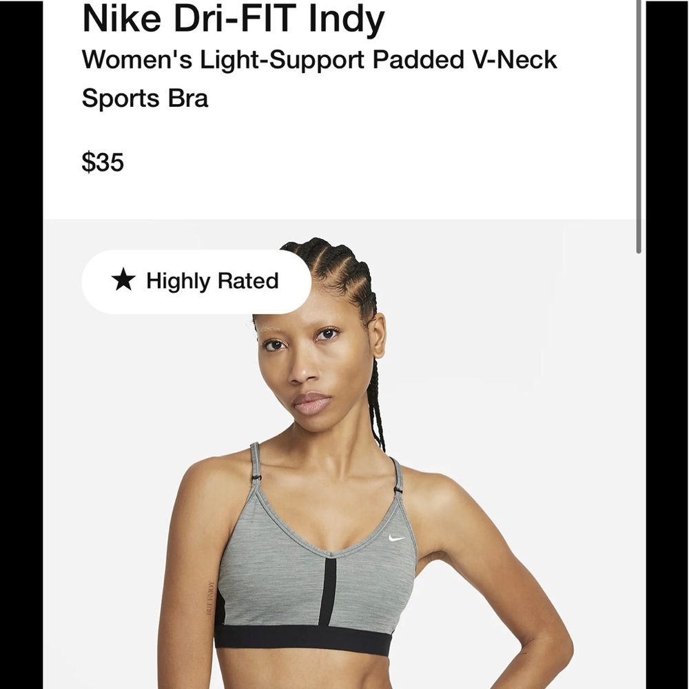 NIKE INDY BRA - DRI FIT